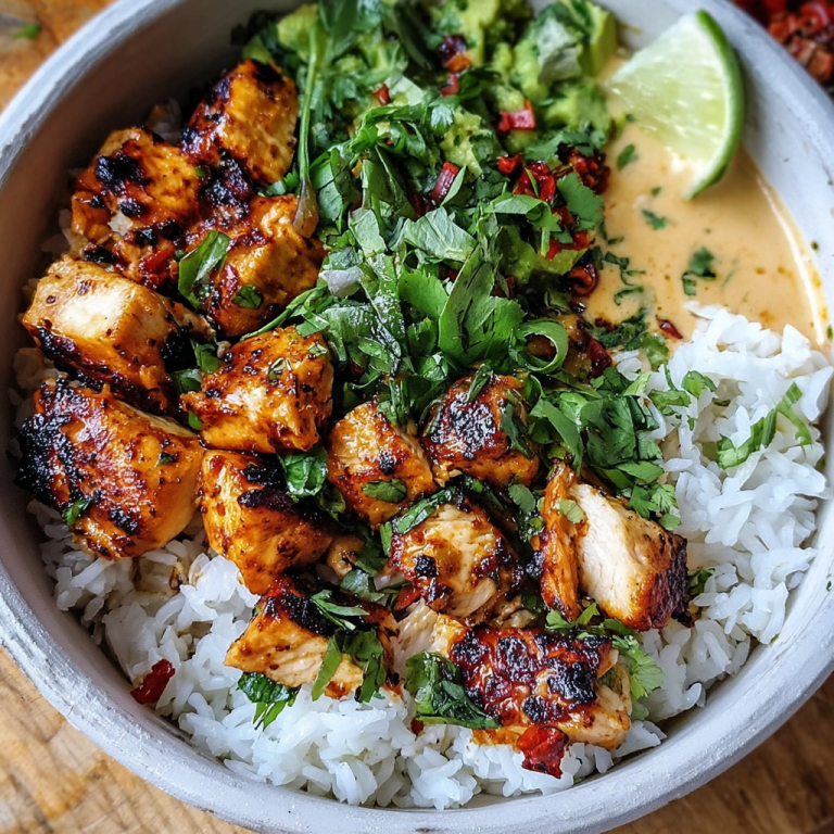 Coconut Chicken Rice Bowl – Creamy, Easy Weeknight Dinner – speedyyums